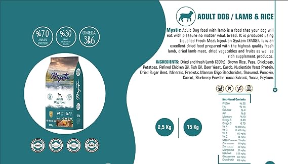 Mystic Adult Salmon Dry Dog Food 2.5KG