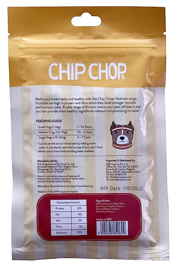 Chip Chops Nutristix Strawberry Flavour
