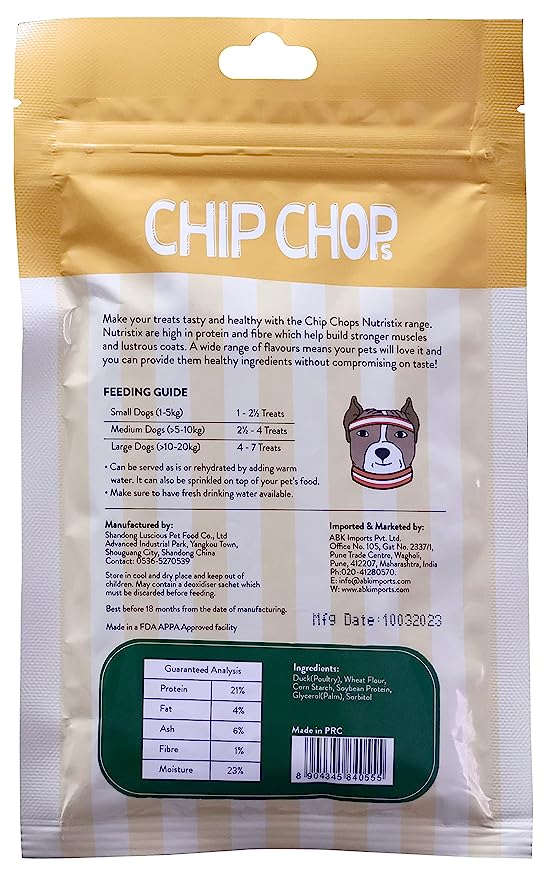 Chip Chops Nutristix Duck Flavour