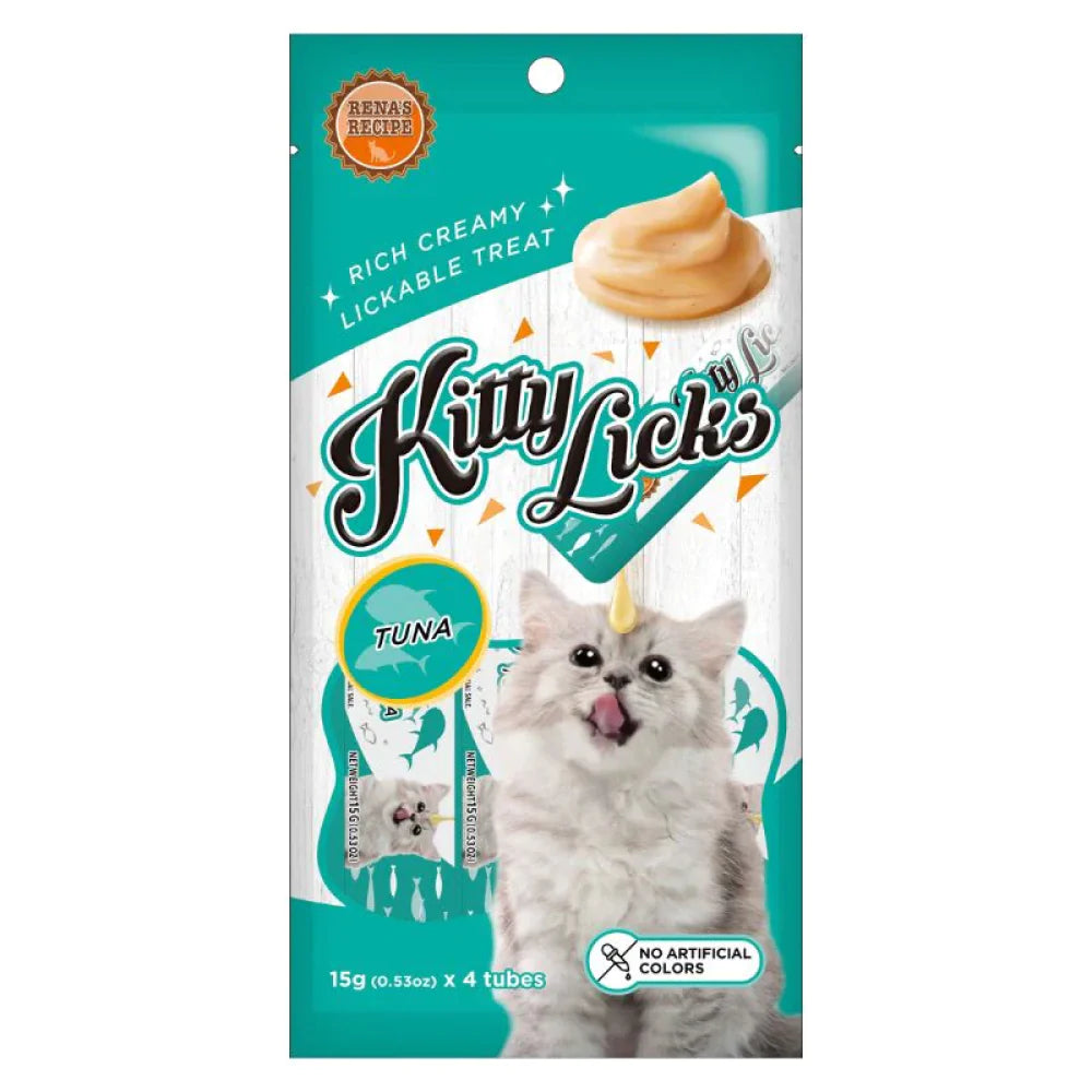 Kitty Licks Tuna Cat Treats 15g (15 x 4pcs)