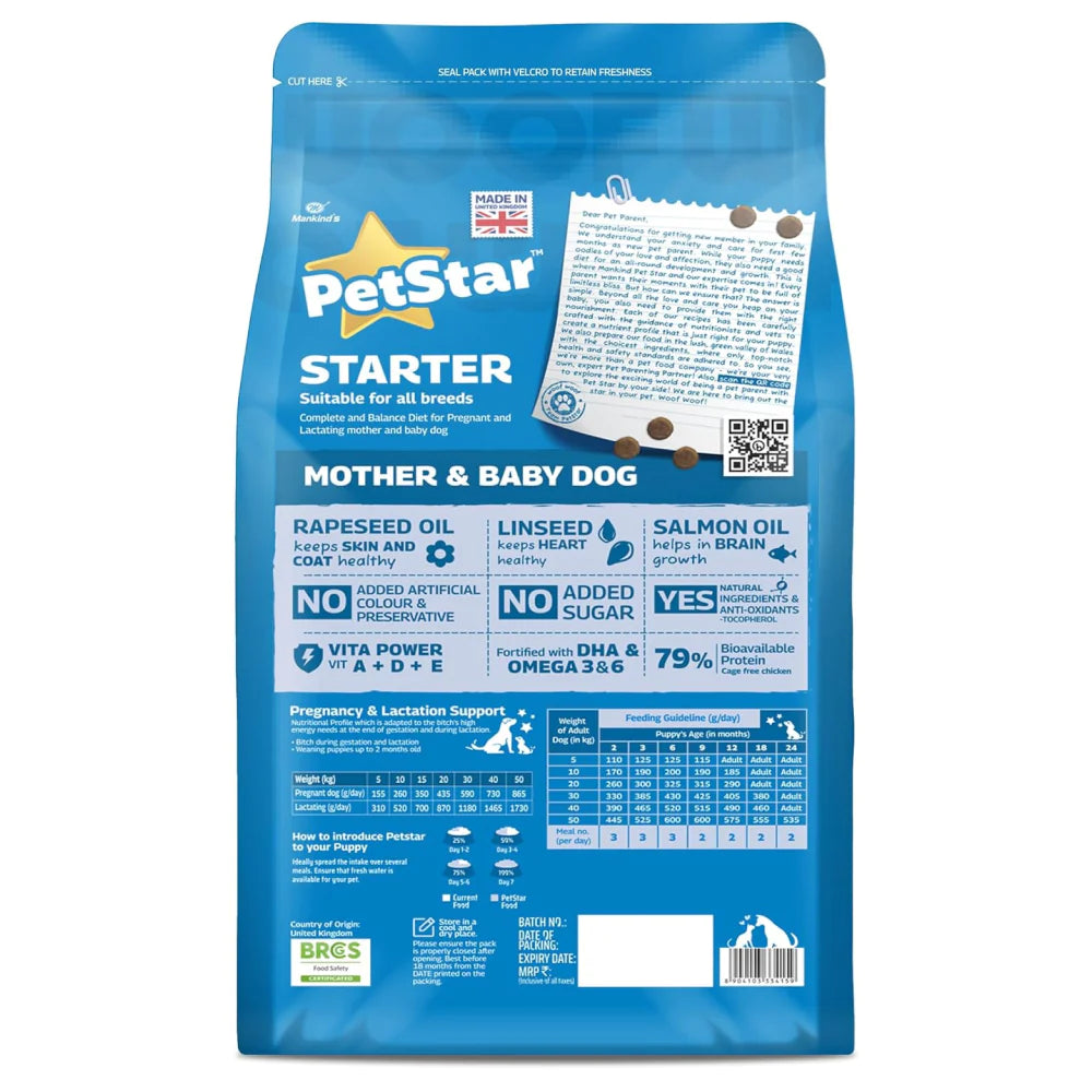 Petstar Starter Mother & Baby Dog Dry Food