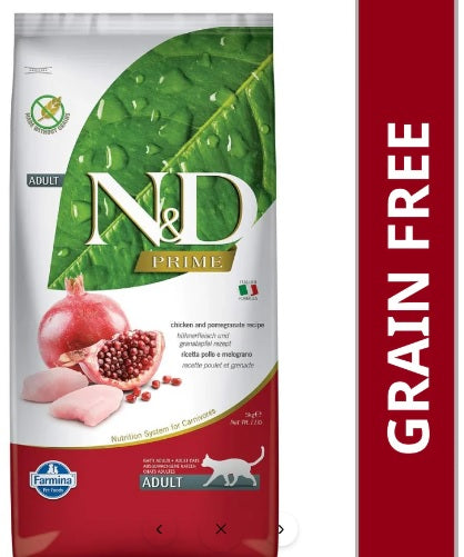 Farmina N&D Prime Chicken & Pomegranate Grain Free Adult Cat Dry Food