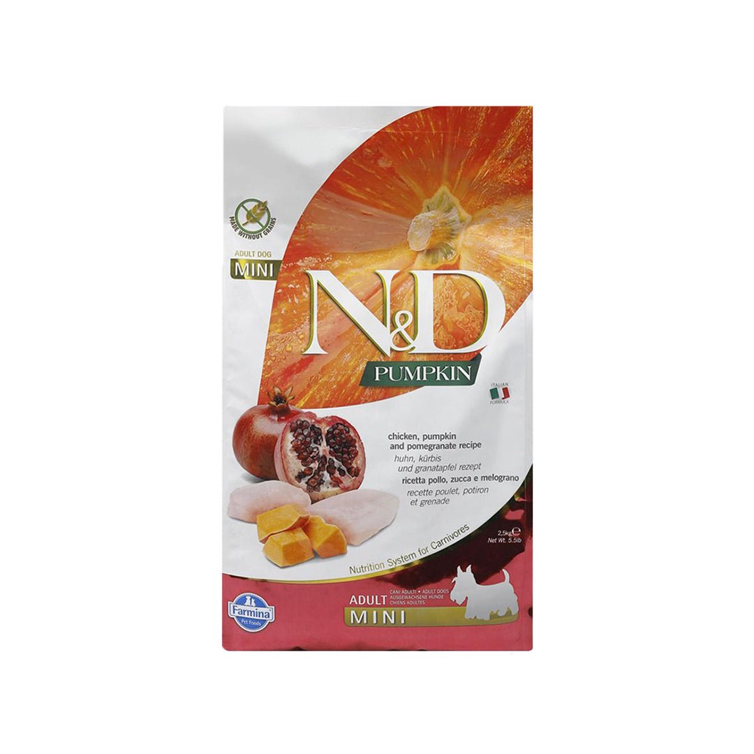 Farmina N & D Chicken & Pomogranate Pumpkin Mini Adult - Petzzing