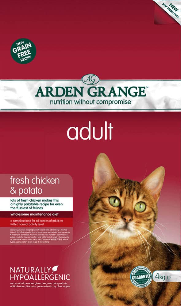 Arden Grange Fresh Chicken & Potato Grain Free Adult Cat Dry Food