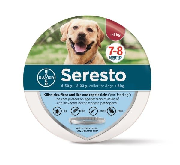 Bayer Seresto Collar For Dogs Above 8 kg