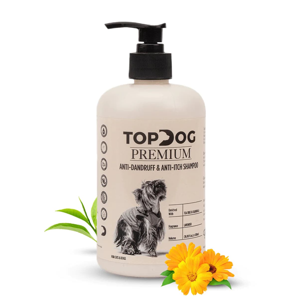 TopDog Premium Anti Dandruff Anti Itch Shampoo