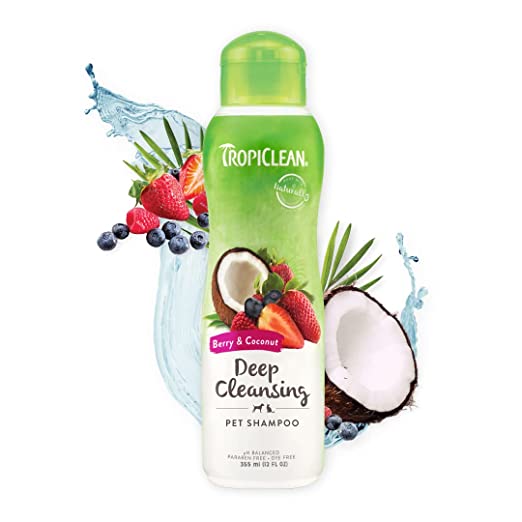 Tropiclean Deep Cleansing Berry & Coconut Pet Shampoo
