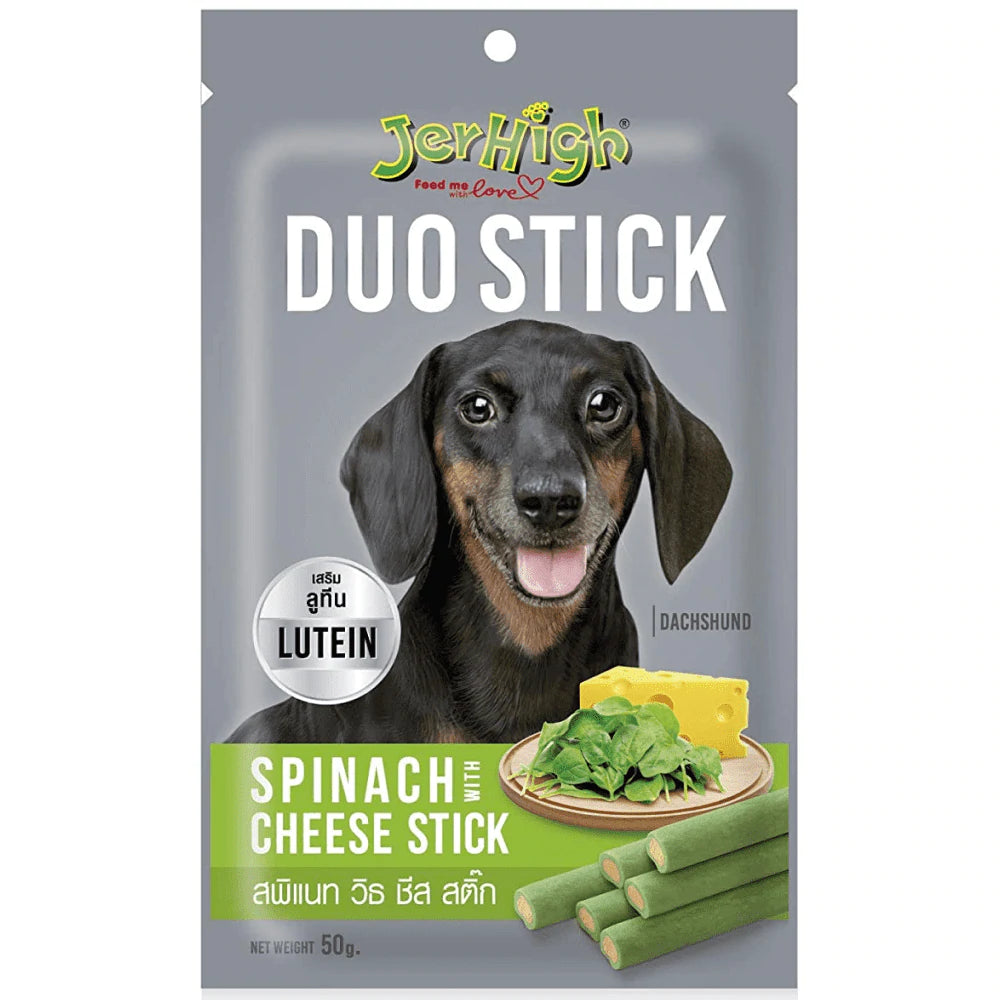 Jerhigh Duo Stick Spinach with Cheese Stick