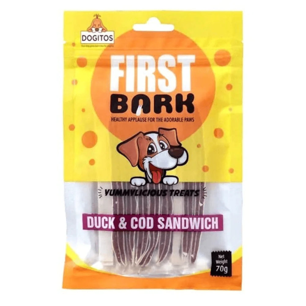 First Bark Duck & COD Sandwich