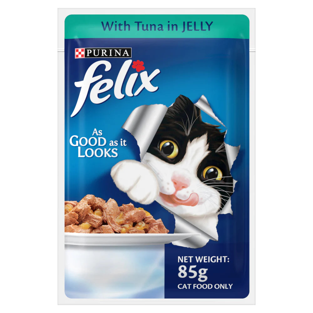 Felix Adult Tuna In Jelly 85g ( 12x85g) Pack Of 12