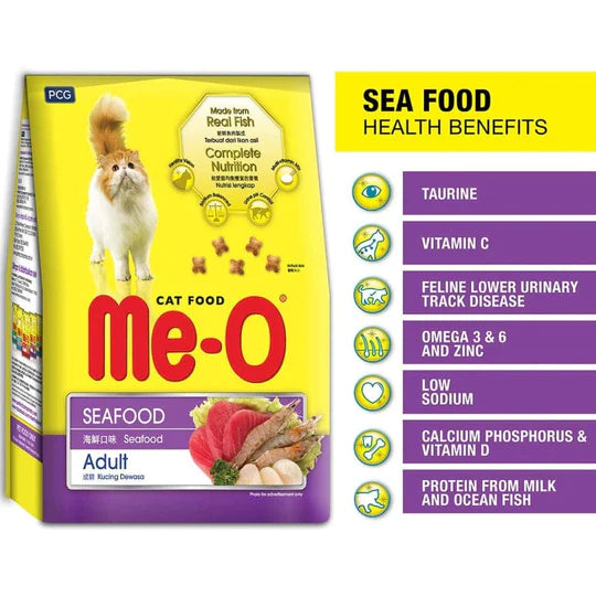 Me-O Sea Food – Adult Cat Dry Food