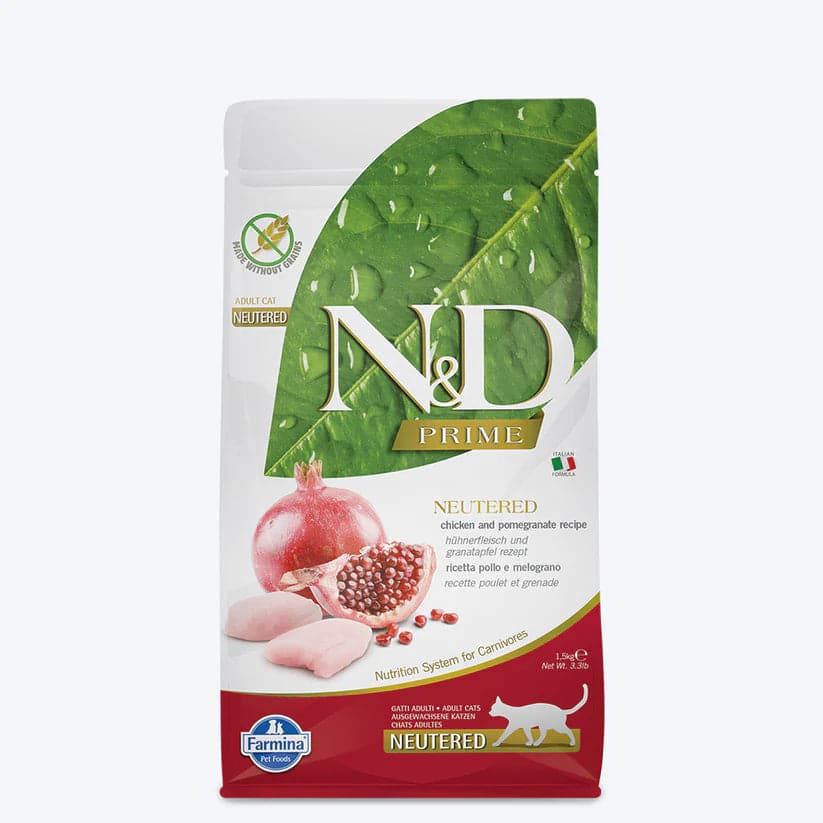 N & D Neutered Grain Free Adult Dry cat food
