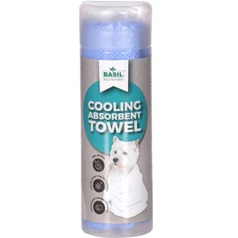Basil Absorbent & Cooling Towel for Pets (Assorted) - Petzzing