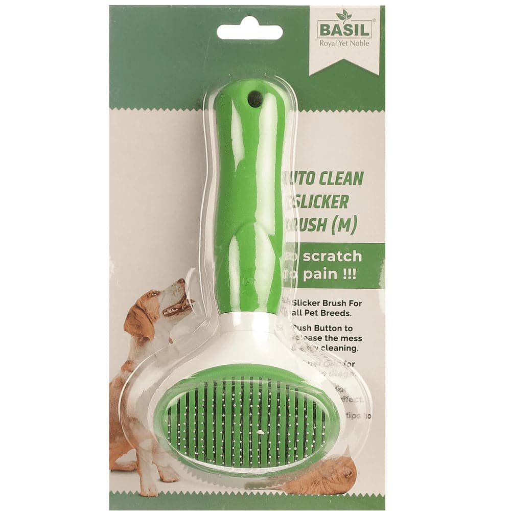 Basil Auto Clean Slicker Comb - Petzzing