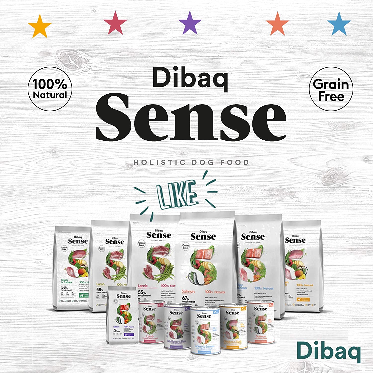 Dibaq Sense Chicken and Duck Dry Food For Adult Dog (All Breeds) 2Kg - Petzzing