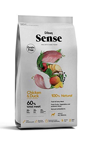 Dibaq Sense Chicken and Duck Dry Food For Adult Dog (All Breeds) 2Kg - Petzzing