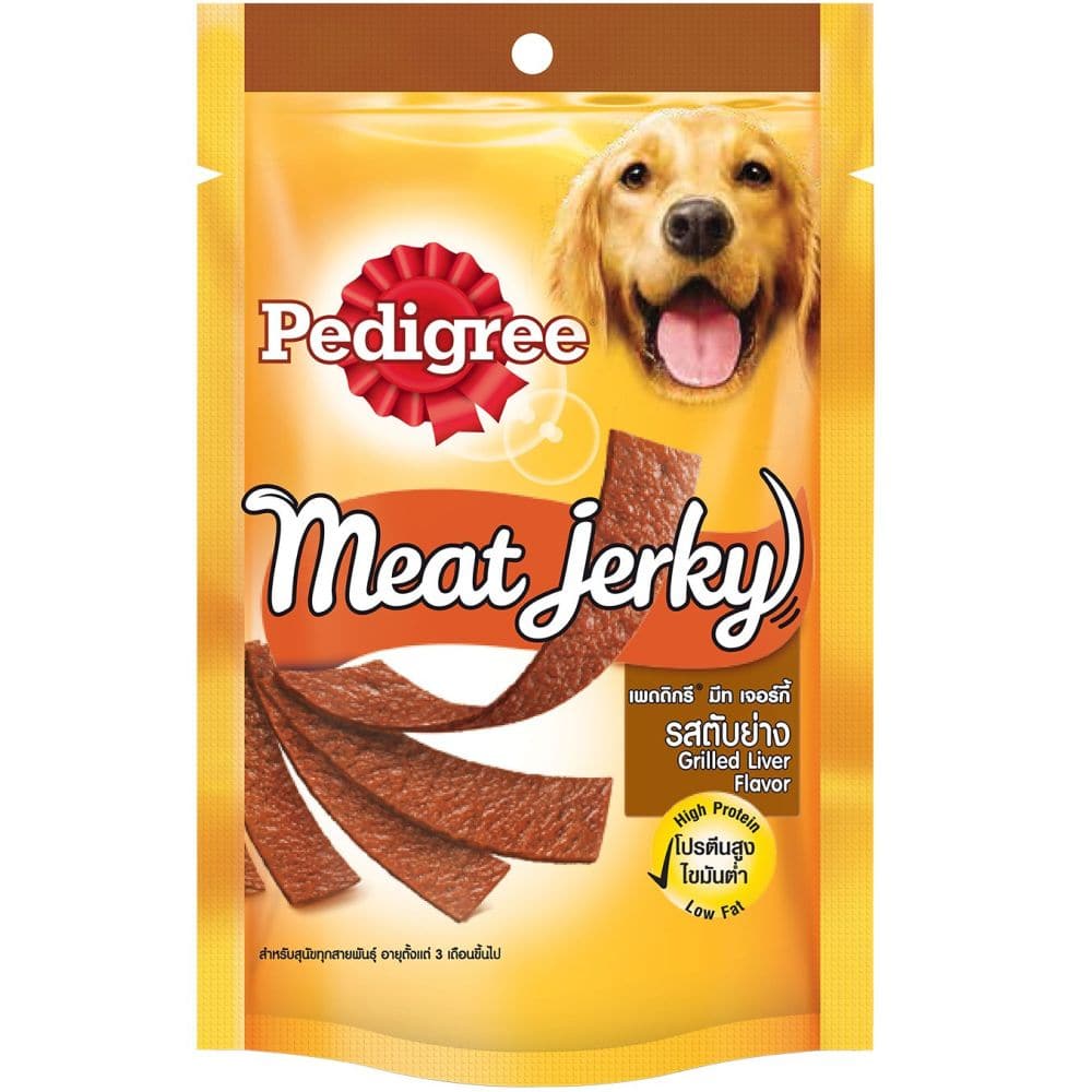 Pedigree Meat Jerky Grilled Liver Flavour 80 g - Petzzing