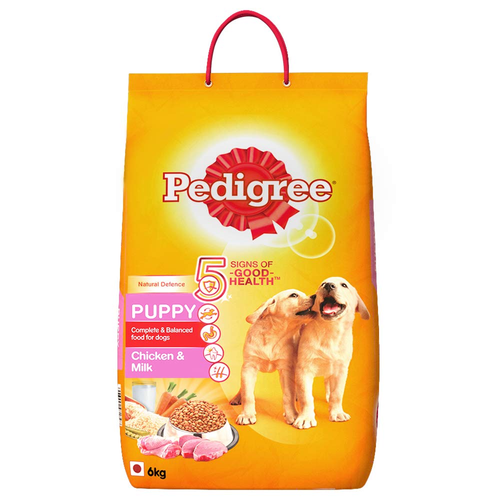 Pedigree Puppy Dry Dog Food, Chicken & Milk - Petzzing