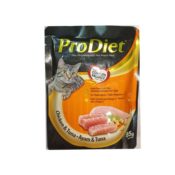 Prodiet Chicken & Tuna pack of 12 ( 85 × 12 )