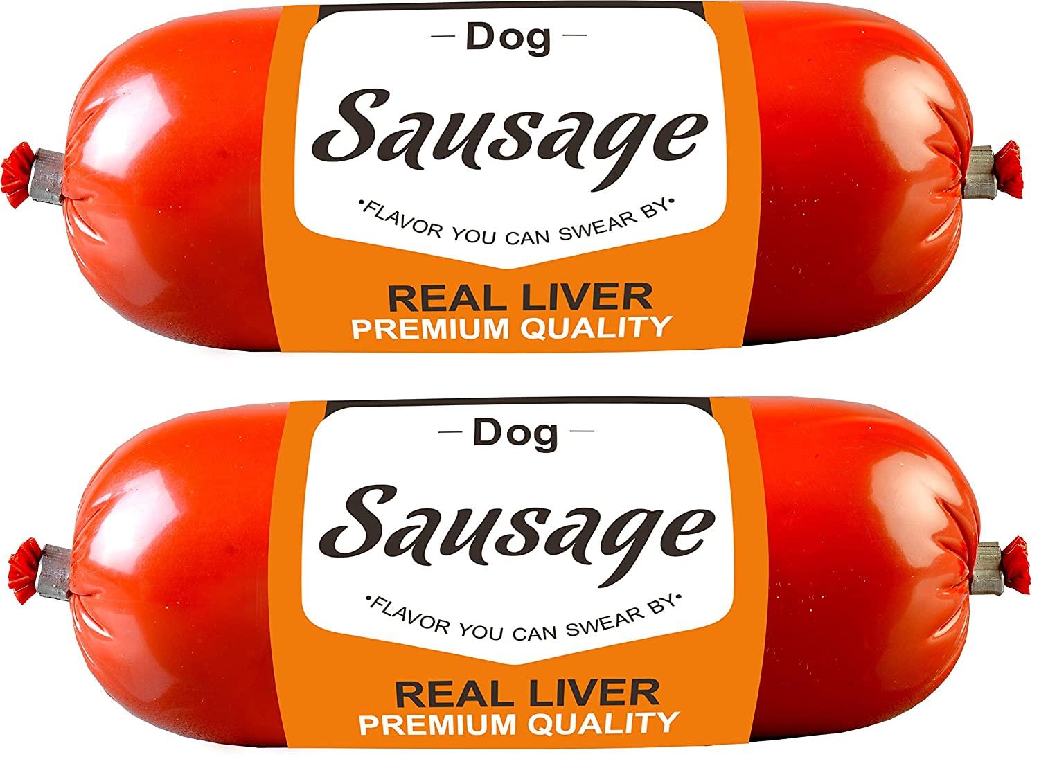 Drools Dog Sausage Liver Pack of Two