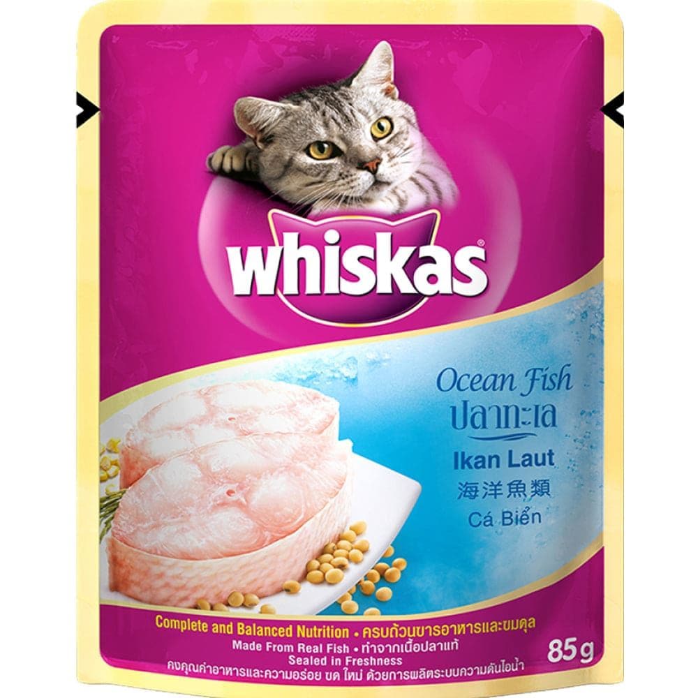 Whiskas Oceanfish Adult in Jelly 85g - Petzzing