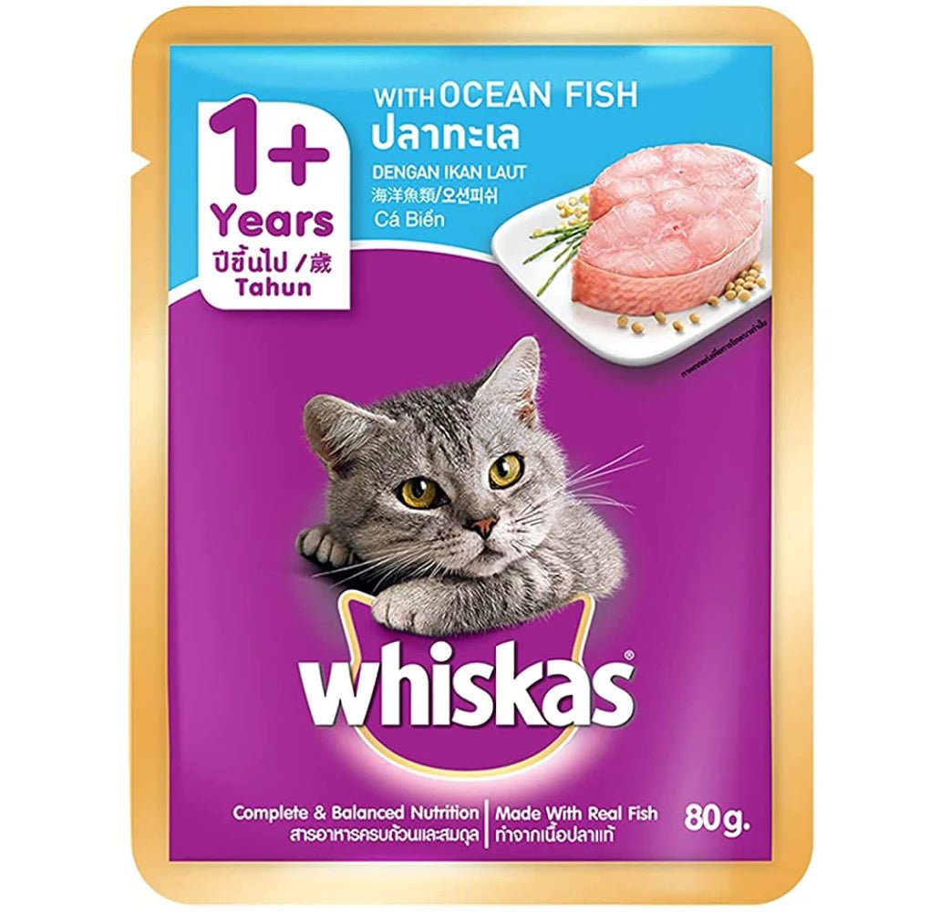 Whiskas Oceanfish Adult in Jelly 85g - Petzzing